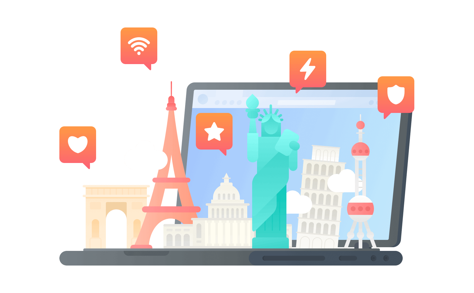 在马提尼克连接到中国的加速器 - 返华VPN